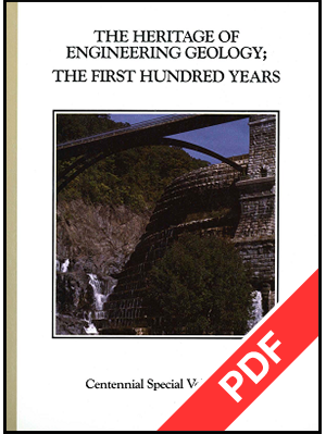 The Heritage of Engineering Geology; The First Hundred Years