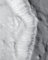 Columnar jointing, Mars