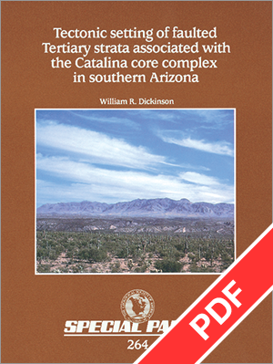 Tectonic Setting Tertiary Strata Catalina Core Complex
