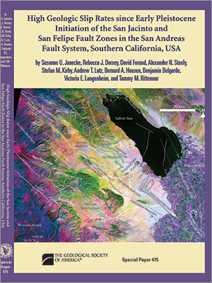 High Geologic Slip Rates since Early Pleistocene Initiation